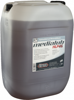 KETTLITZ-Medialub HLP 46 Hydrauliköl auf Mineralölbasis - 20 Liter Gebinde
